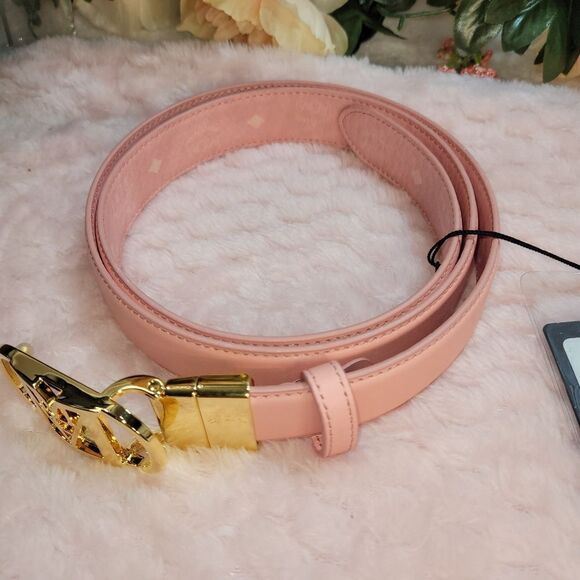 NWT MCM Mode Travia Reversible Belt in Visetos - Picture 4 of 10